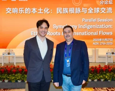 Colman Domingo and Jude Law at amfAR’s Venice Gala