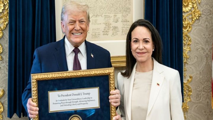 Трамп получил Нобелевскую медаль от лидера оппозиции Венесуэлы