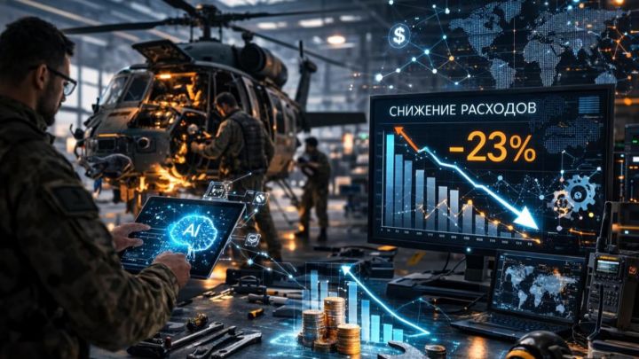 ИИ снижает расходы на обслуживание военной техники до 23%: как алгоритмы меняют экономику войны