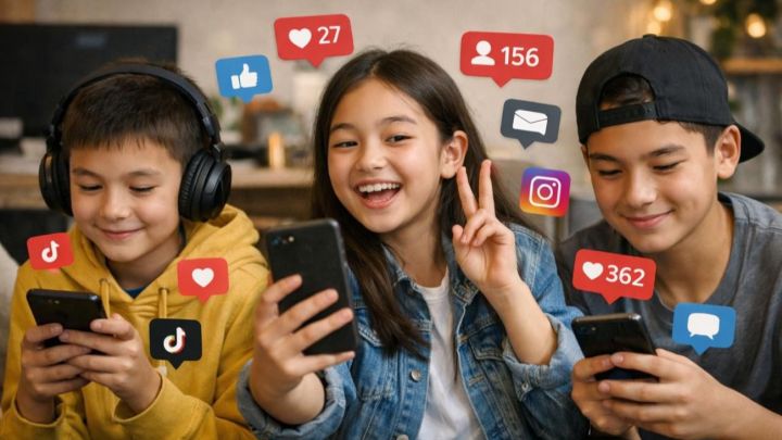 60% детей в Казахстане уже имеют аккаунты в соцсетях и формируют свой цифровой след
